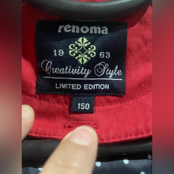 Renoma Paris jacket. Size 150 age 7:8 years. Used - Picture 6 of 11